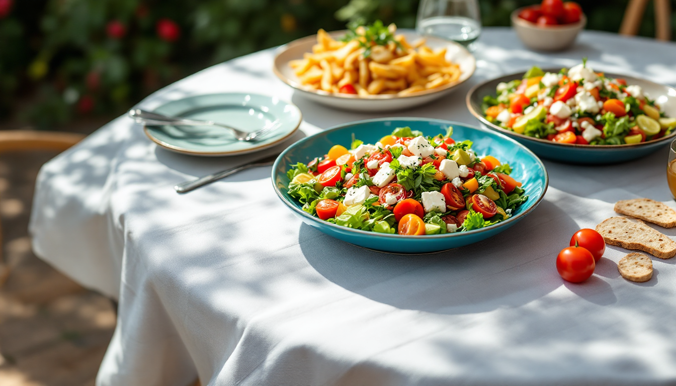 saladas frescas para o verão